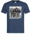 Мужская футболка Ramones photo Темно-синий фото