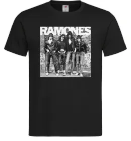Мужская футболка Ramones photo Черный фото