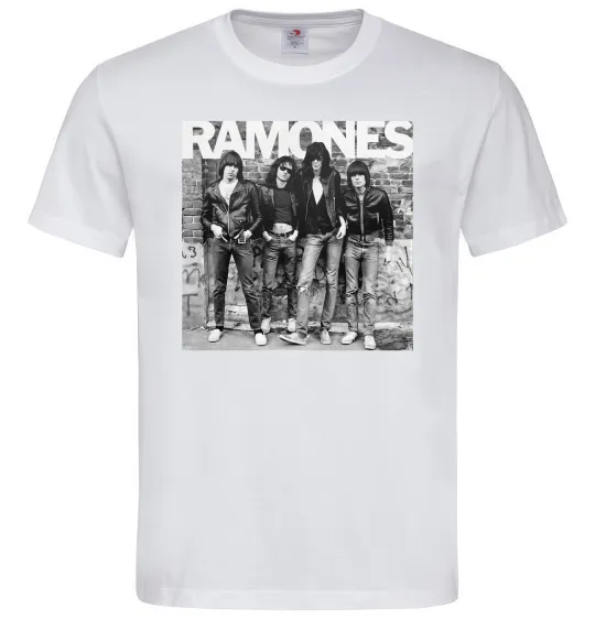 Мужская футболка Ramones photo Белый фото