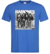 Мужская футболка Ramones photo Ярко-синий фото