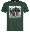 Мужская футболка Ramones photo Темно-зеленый фото