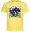 Мужская футболка Ramones photo Лимонный фото