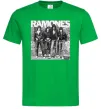 Мужская футболка Ramones photo Зеленый фото