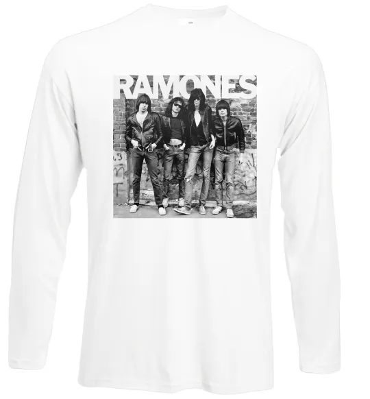 Лонгслів Ramones photo Білий фото