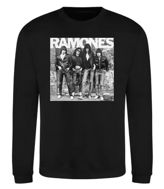 Світшот Ramones photo Чорний фото