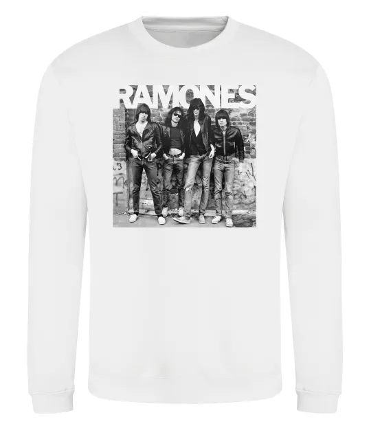 Світшот Ramones photo Білий фото