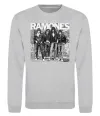 Світшот Ramones photo Сірий меланж фото