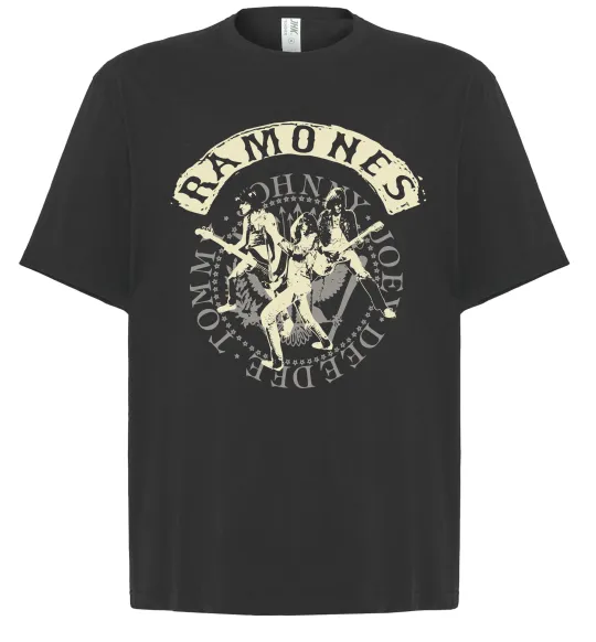 Футболка Оверсайз Ramones Черный фото