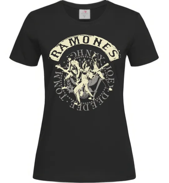 Женская футболка Ramones Черный фото