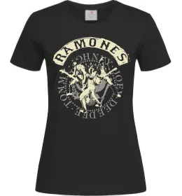 Женская футболка Ramones Черный фото