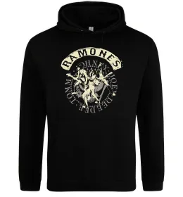 Женская толстовка (худи) Ramones Черный фото