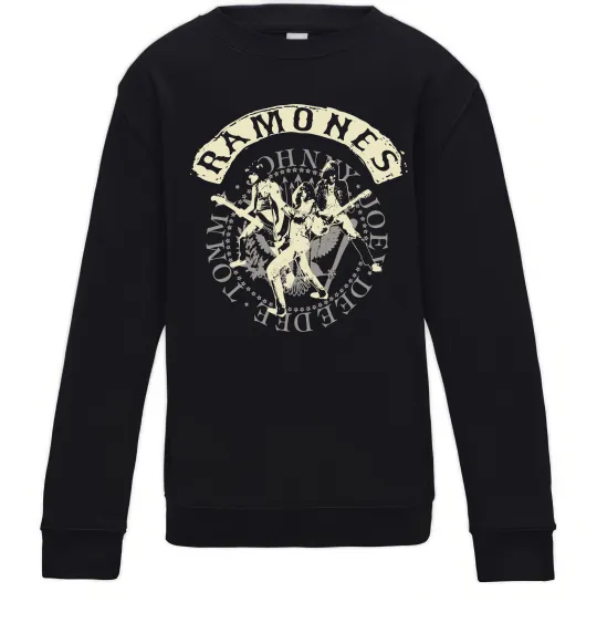 Детский Свитшот Ramones Черный фото