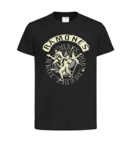 Детская футболка Ramones Черный фото
