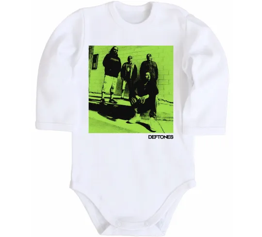 Детский боди Deftones Белый фото