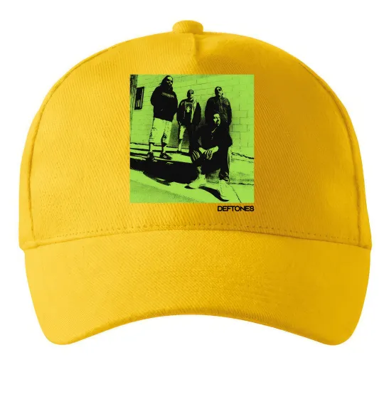 Кепка Deftones Солнечно желтый фото