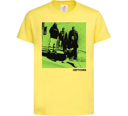 Детская футболка Deftones Лимонный фото