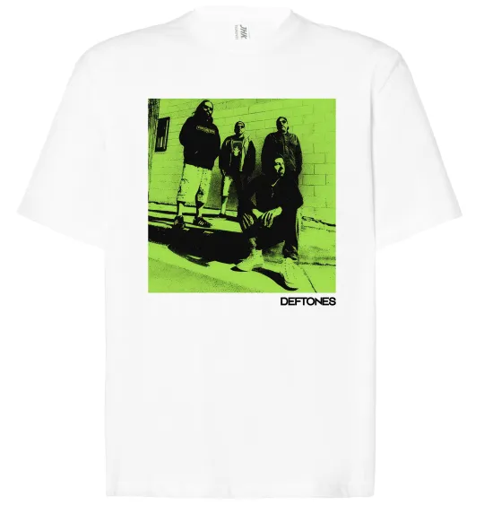 Футболка Оверсайз Deftones Белый фото