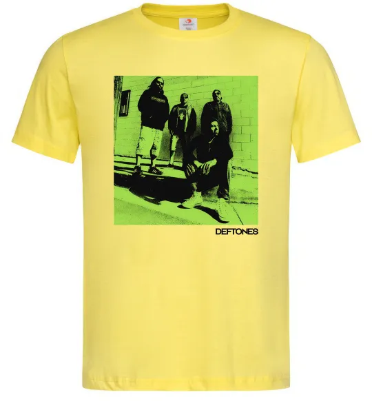 Мужская футболка Deftones Лимонный фото