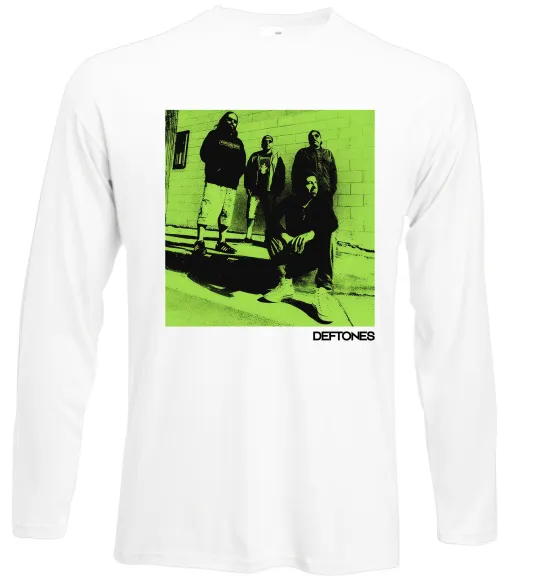 Лонгслив Deftones Белый фото
