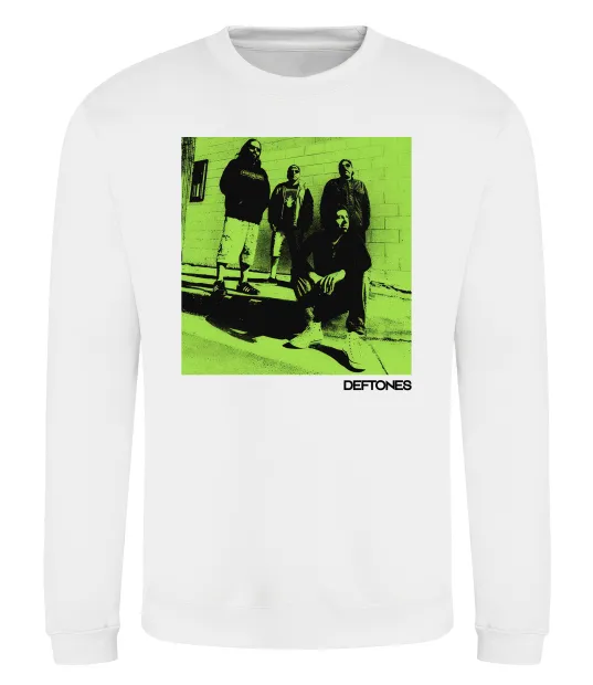Свитшот Deftones Белый фото