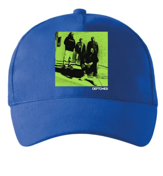 Кепка Deftones Ярко-синий фото