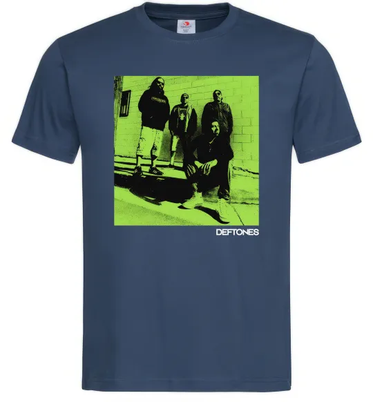 Мужская футболка Deftones Темно-синий фото