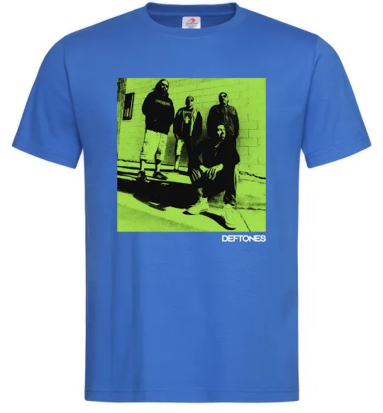 Мужская футболка Deftones Ярко-синий фото