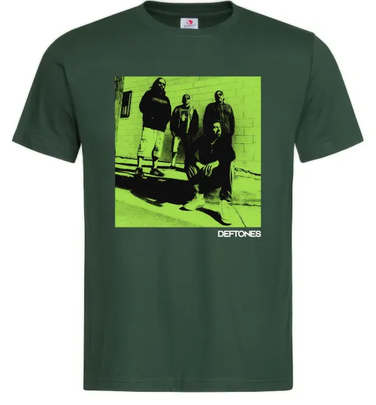 Мужская футболка Deftones Темно-зеленый фото