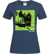 Женская футболка Deftones Темно-синий фото