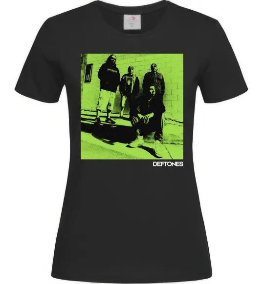 Женская футболка Deftones Черный фото