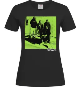 Женская футболка Deftones Черный фото