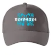 Кепка Deftones blue skull Серый фото