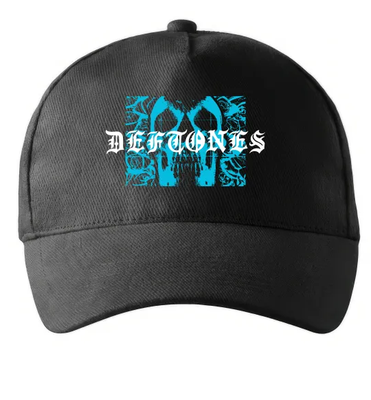 Кепка Deftones blue skull Черный фото