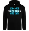 Чоловіча толстовка (худі) Deftones blue skull Чорний фото