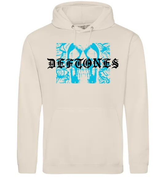 Мужская толстовка (худи) Deftones blue skull Таш фото