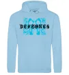 Женская толстовка (худи) Deftones blue skull Голубой фото