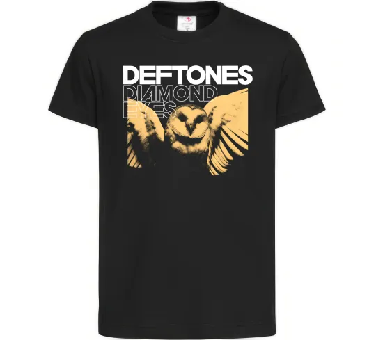 Дитяча футболка Deftones diamond eyes Чорний фото