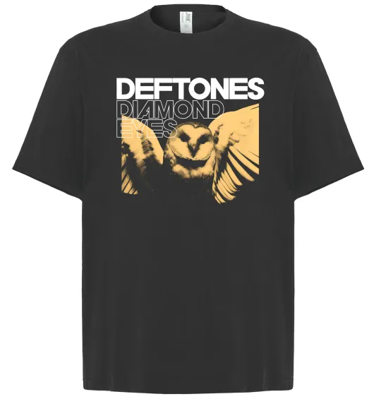 Футболка Оверсайз Deftones diamond eyes Черный фото