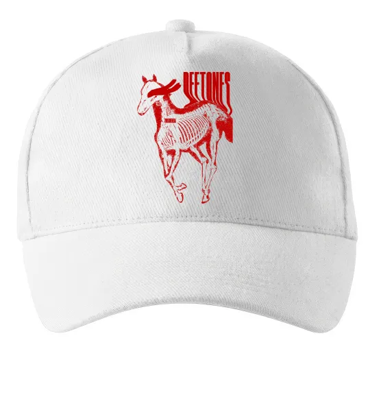 Кепка Deftones horse Белый фото