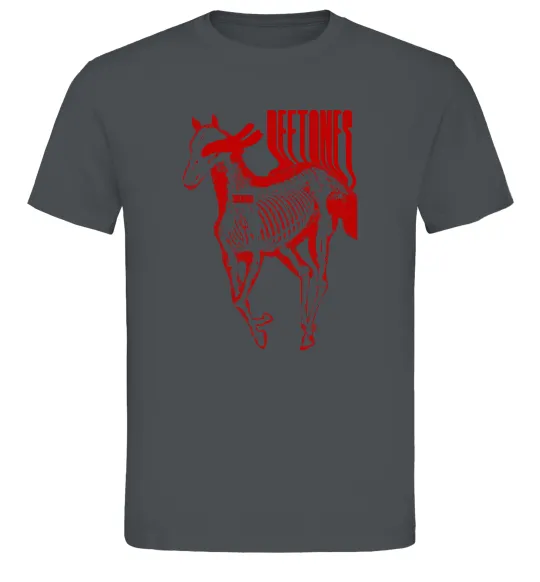 Мужская футболка Deftones horse Графит фото