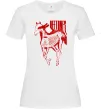 Женская футболка Deftones horse Белый фото