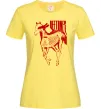 Женская футболка Deftones horse Лимонный фото