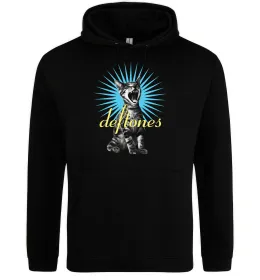 Женская толстовка (худи) Deftones Cat Черный фото