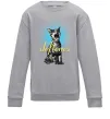Детский Свитшот Deftones Cat Серый меланж фото