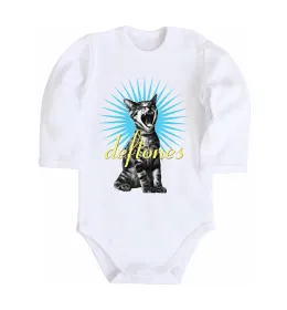 Дитячий бодік Deftones Cat Білий фото