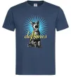 Мужская футболка Deftones Cat Темно-синий фото