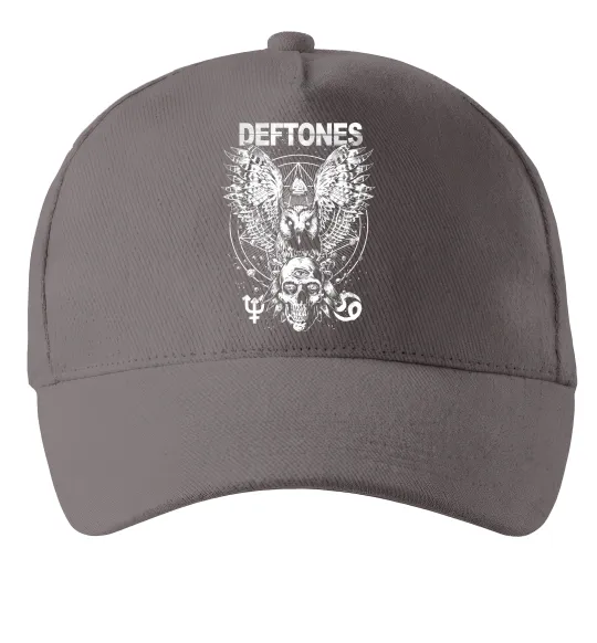 Кепка Deftones owl Серый фото