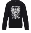Детский Свитшот Deftones owl Черный фото