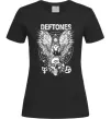 Женская футболка Deftones owl Черный фото