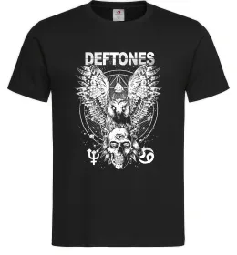Мужская футболка Deftones owl Черный Мужская футболка Deftones owl Черный фото